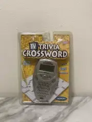 Radica TV Trivia Crossword Electronic Handheld 8066, Brand New