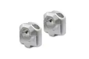 SW-Motech Bar riser for Ø 22 mm handlebar - H=25 mm. Silver.