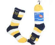 Kids’ AFL Bed Socks – West Coast Eagles