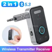 2 in 1 Wireless Transmitter Receiver Bluetooth 5.3 Audio Adapter Stereo Sound