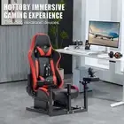Hottoby Flight Racing Simulator Cockpit with Seat Fit Hotas Warthog Logitech G29