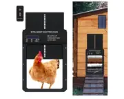 Automatic Chicken Coop Door with Light Sensor, Waterproof Automatic Chicken Coop