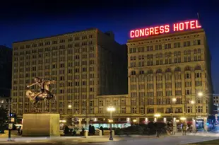 芝加哥議會廣場酒店Congress Plaza Hotel Chicago