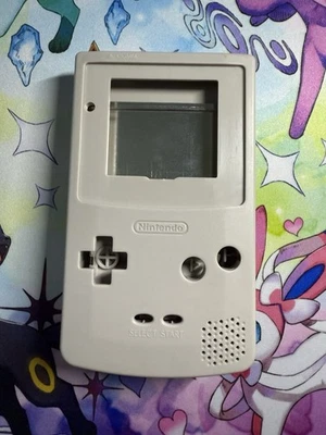 Nintendo Game Boy Color GBC Replacement GREY Shell With Colored Bottoms