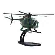 Alloy 1/100 Scale US Army OH-6A Cayuse Helicopter Model Collection Toy Gift