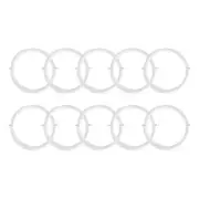 10Pcs 10M Badminton Racket String High Elastic Nylon Racquet String, White