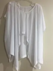 Oversized Cape Top Waterfall Drape Style Supre S