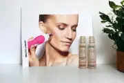 PMD Beauty - Personal Microderm Pro Device in Hot Pink NIB + Cleanser & Toner