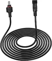 Tofficu Power Cable 5m Extendable Power Wire Solar Extension Cable for Dc Equipment Monitor