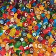 Assorted Flavours Rock Candy Hard Boiled Lollies Bulk Bag 1KG e #945