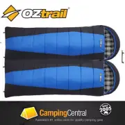 2 x OZtrail Alpine View -12 C. Twin Double Sleeping Bag