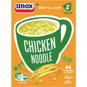 Unox Chicken Noodle Soup In A Cup 2 pack
