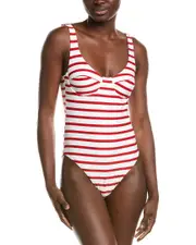 WeWoreWhat Scoop Underwire One-Piece