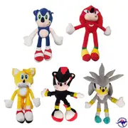 55CM Sonic The Hedgehog Plush Toy Knuckles Tails Silver Shadow