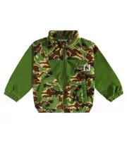 [Mini Rodini] Mini Rodini Camouflage fleece jacket M 24/36 green