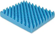 Gilbins Convoluted Egg Crate Foam Chair Cushion, Seat Cushion, Car Seat Cushion, Office Chair Cushion or Wheelchair Cushion to Relieve Back Pain Wheelchair and Recliner Chair Pads (Without Cover)