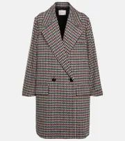 [Dorothee Schumacher] Dorothee Schumacher Vichy wool-blend coat AU 12 multicoloured