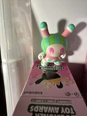 Watermelon Mango by So Youn Lee - Kidrobot Designer Toy Awards DTA - 3" Dunny