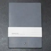 New MONTBLANC Cool Grey Color 146 Notebook 124020 Leather Very Rare Price
