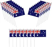 Harsever Australian flag,Australian Aussie Flag,Australia Mini Flag,Australia Day Australian National Flags Australian flag Stickers Balloons (C)