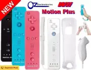 Wii Controller Wireless Wiimote Nunchuck Motion Plus Pink Blue White Black New