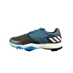 【PA GOLF】ADIDAS 高爾夫球鞋 ADIPOWER 4 男鞋 黑/藍色 有釘 出清 AC8261