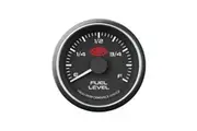 SAAS Fuel Level Gauge 52mm Black Muscle Series Uses Existing Tank Sender