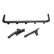 Rugged Ridge Textured Blk Windshield Mount Light Bar Fits 07-18 Jeep Wrangler JK