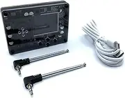 Mini Theremin Musical Electronic Instrument with Screen Display Gift Black