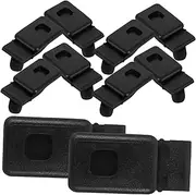 Mikinona 10 Pack Plastic Glove Box Buckles Automotive Trunk Organizer Fastener for Car Storage Box for