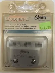 Oster Cryogen-X for Classic 76 Clipper Flat-Top T-Blade 1/50", 0.5mm