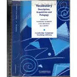 佰俐O《VOCABULARY: DESCRIPTION, ACQUISITION AND PEDAGORY》2001