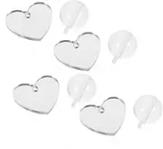 BESPORTBLE 4Pcs Betta Tank Mirror Floating Decoration Double Sided Fish Tank for Betta Fish Training Durable and Safe Aquarium Decor Suitable for Fresh and Salt Water