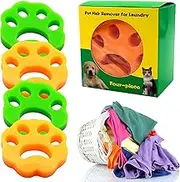 Pet Hair Remover for Washing Machine, 4 Pieces Lint Catcher for Laundry, Reusable Dog Hair Catcher, Non-Toxic