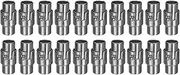 uxcell 20pcs Leather Cord End Clasp 5mm Hole Magnetic Cord End Caps Closures Leather Bracelet Buckle for Jewelry Making DIY Supplies Crafts, Gunmetal