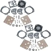2pcs Carburetor Rebuild Repair Kit for for Pou/LAN 2800 3300 for Ec/ho CS510 CS550 CS5000 CS6701 Chainsaw Part for Wal/bro K20-HDA