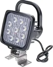 Work Light With Handle & Switch - Square 9 LED. 12V/24V, Cispr25 Rated LLX08205HS