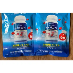 全新現貨 袋裝 日本原裝 Suntory 三得利 益思健 30日份 魚油 添加 ARA、DHA、EPA、蝦紅素
