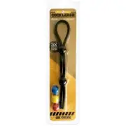 Boneyard Cock Leash Double - Adjustable Silicone Cock Ring with Dual Latch Syste
