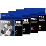 GENUINE Original Epson 288 Ink Cartridge Value Pack XP-240 XP-340 XP-344 XP-440