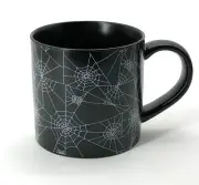 Target Hyde & EEK Black Spider Web Coffee Mug Halloween 2024