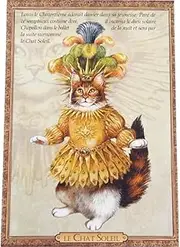 Cebrine 94140PC Le Chat Soleil King Louis XIV, Sun King, Cat, Postcard, Chats enchantes