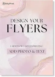 BillyPrint Customized Flyers 240 GSM For Business With Logo Photo Text Glossy Matte Uncoated Paper A4 For Meuns Posters 1 Sided 25 Sheets