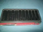 NEW Snap-on 1/2" drive 10 thru 19 mm 6-point Deep Impact Socket Set 310SIMMYA