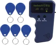 Handheld 125KHz RFID ID Card Writer Reader for Access Control with 5 Labels Supports EM4100/EM410X