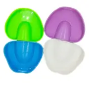 4Pcs Dental Lab Plaster Model Former Base Mold Mould Tray Denture Surround Box