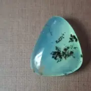 Peruvian Blue Opal Dendrites Peru cabochon High quality Andean blue opal