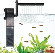 5-in-1 Power Quiet Fish Tank Filter 3-Stages Filtration Internal Aquarium Filter