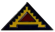 Pack of 6 US 7th Army Motorcycle Hat Cap Lapel Pin M-259