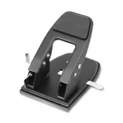 Oic Heavy-duty Two-hole Punch - 2 Punch Head[s] - 50 Sheet Capacity - 1/4" -